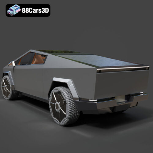 Tesla Cybertruck 2024 3D Model