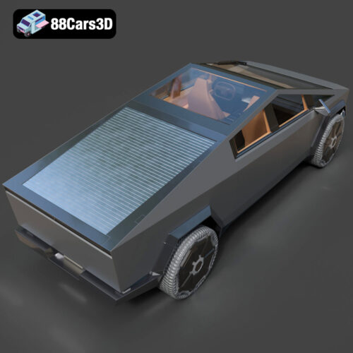 Tesla Cybertruck 2024 3D Model