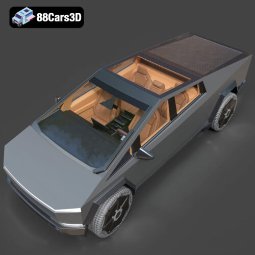 Tesla Cybertruck 2024 3D Model