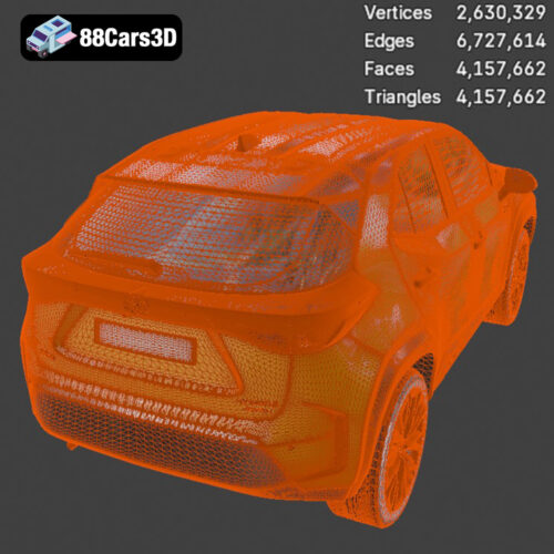 Toyota Yaris Cross 3D Model
