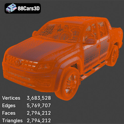 Volkswagen Amarok 2019 3D Model