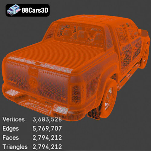 Volkswagen Amarok 2019 3D Model