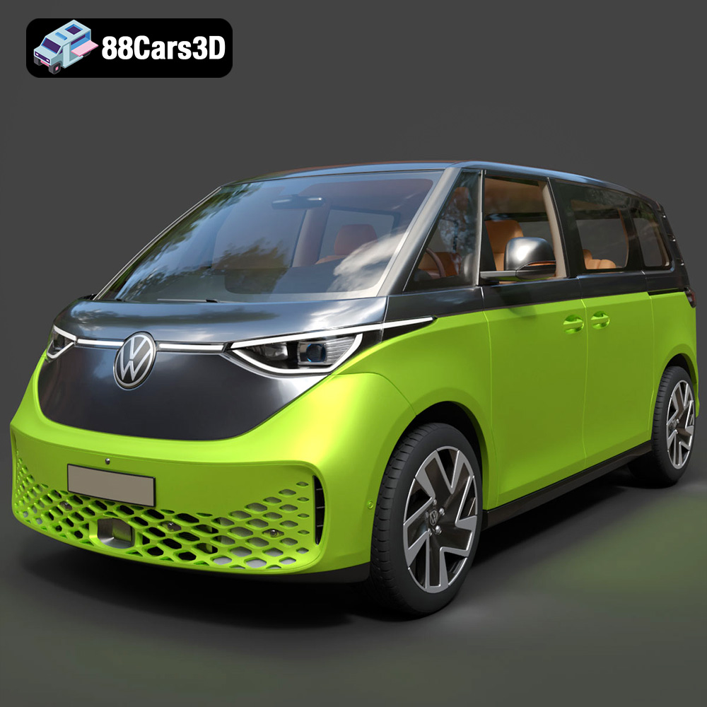 Volkswagen ID. Buzz 2023 3D Model