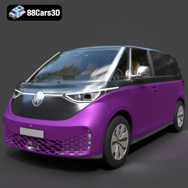Volkswagen ID. Buzz Cargo 2023 3D Model