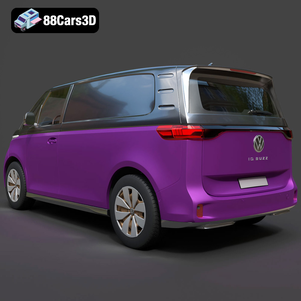 Volkswagen ID. Buzz Cargo 2023 3D Model