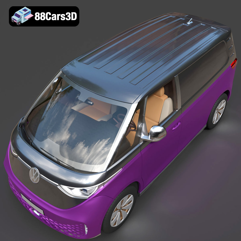 Volkswagen ID. Buzz Cargo 2023 3D Model