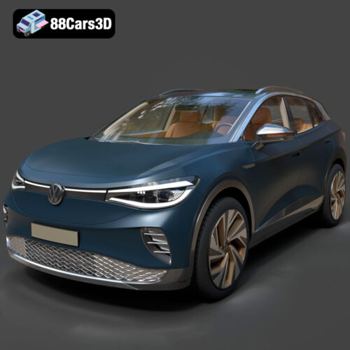 Volkswagen ID4 2021 3D Model