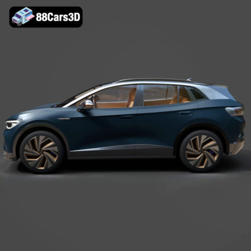 Volkswagen ID4 2021 3D Model
