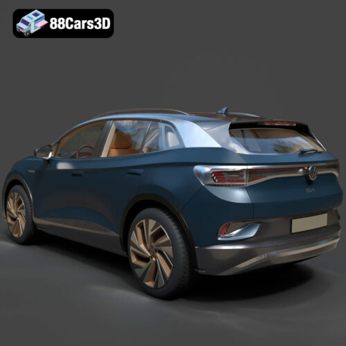 Volkswagen ID4 2021 3D Model