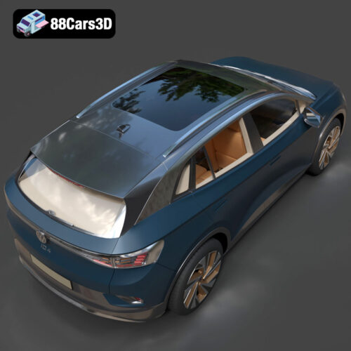 Volkswagen ID4 2021 3D Model