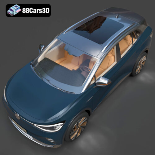 Volkswagen ID4 2021 3D Model