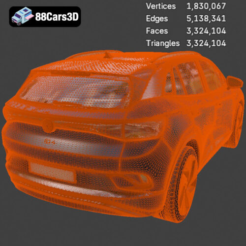 Volkswagen ID4 2021 3D Model