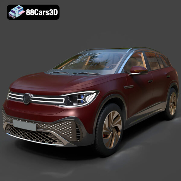Volkswagen ID6 CROZZ 2022 3D Model