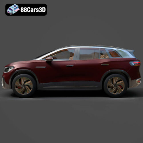 Volkswagen ID6 CROZZ 2022 3D Model