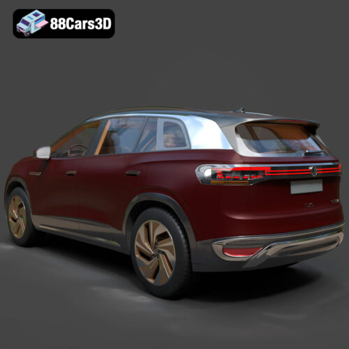 Volkswagen ID6 CROZZ 2022 3D Model