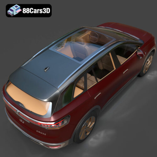 Volkswagen ID6 CROZZ 2022 3D Model