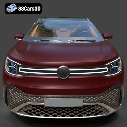 Volkswagen ID6 CROZZ 2022 3D Model