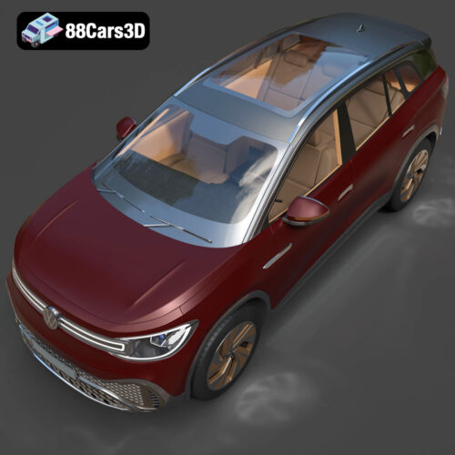 Volkswagen ID6 CROZZ 2022 3D Model