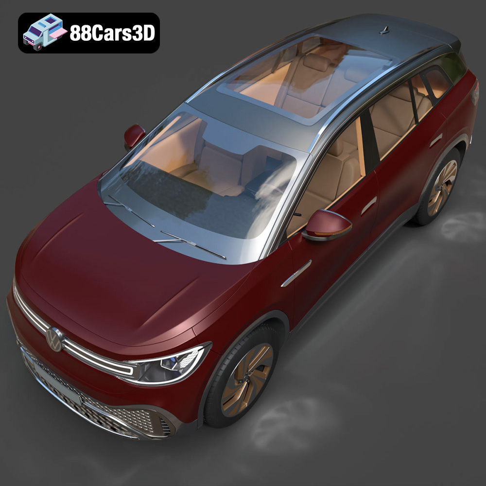 Volkswagen ID6 CROZZ 2022 3D Model