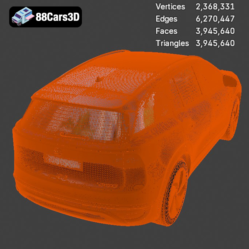 Volkswagen ID6 CROZZ 2022 3D Model