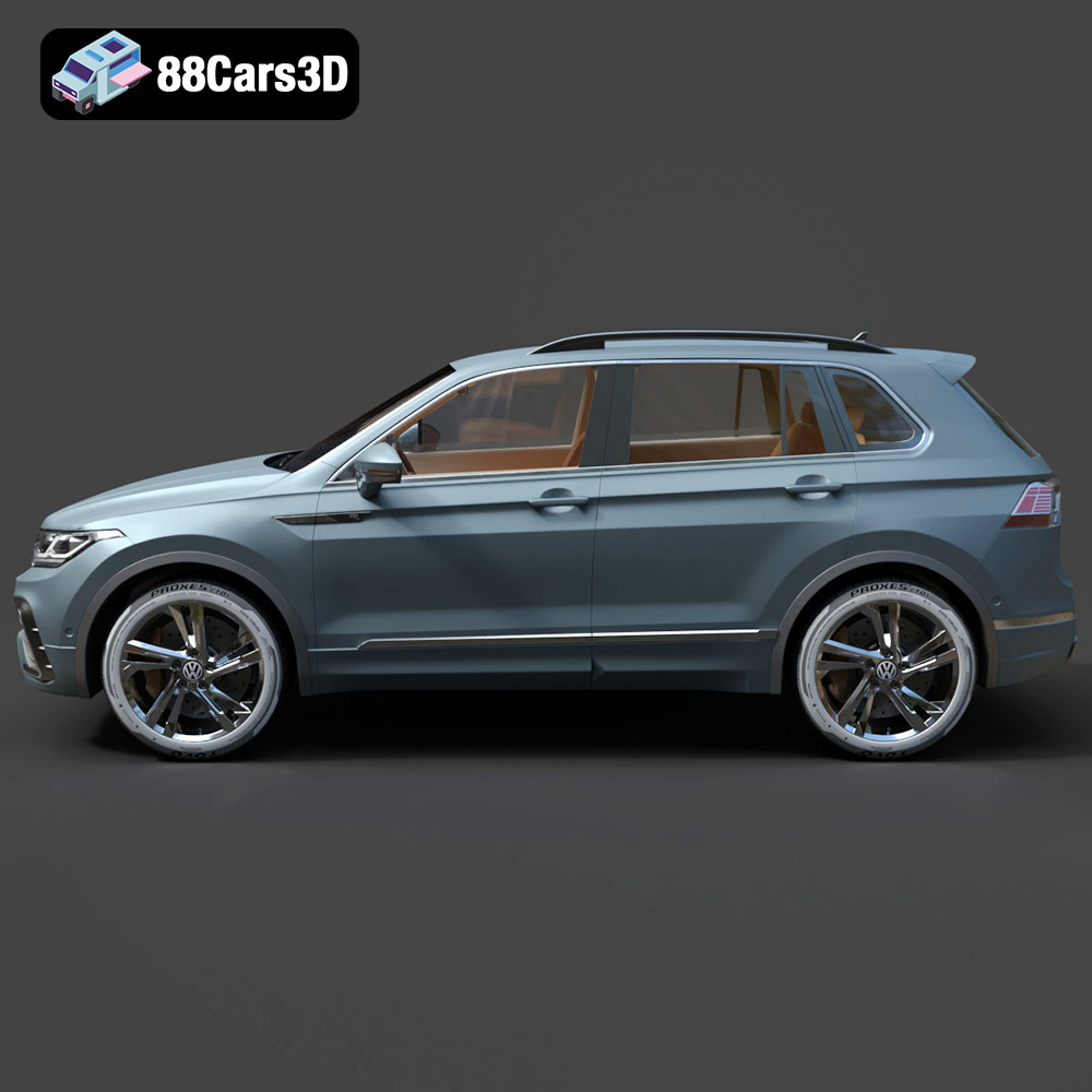 Volkswagen Tiguan 2021 3D Model