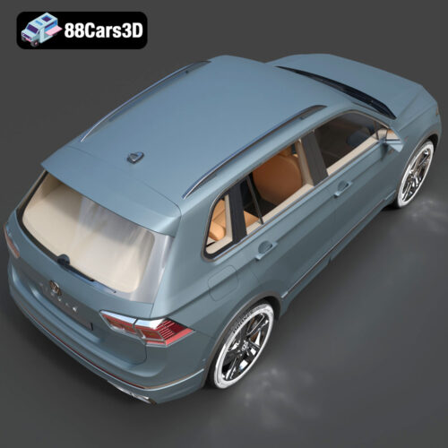Volkswagen Tiguan 2021 3D Model