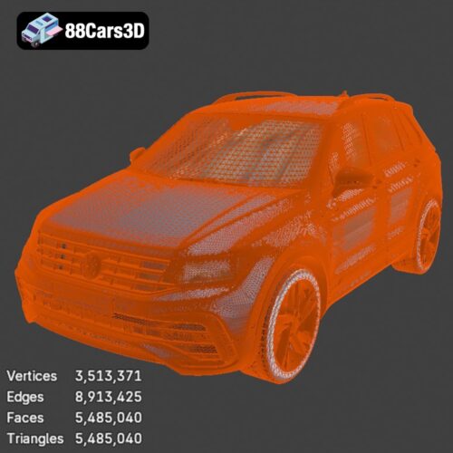 Volkswagen Tiguan 2021 3D Model