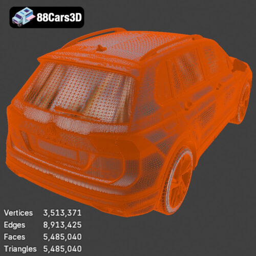 Volkswagen Tiguan 2021 3D Model