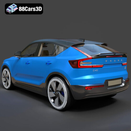 Volvo C40 Recharge 3D Model