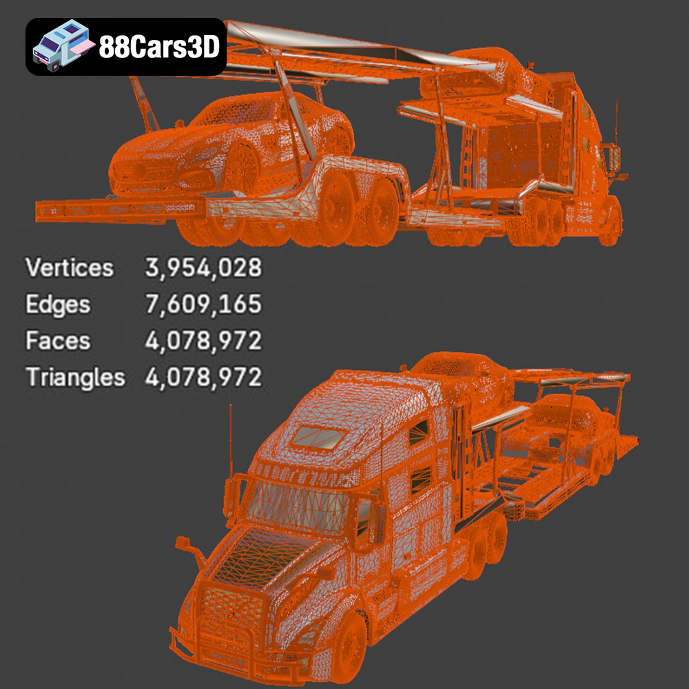 Volvo Trucks Benz GT-001 3D Model