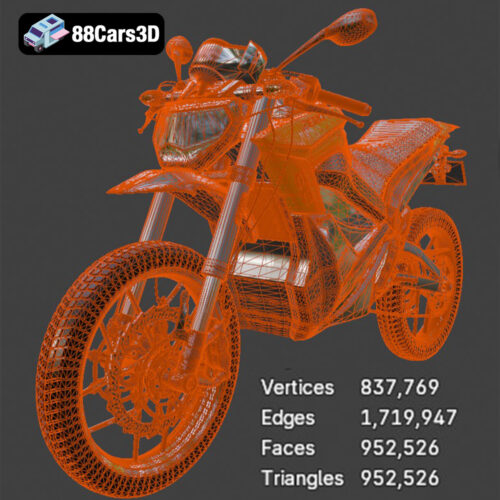 Zero Motorcycles S ZF8.5 3D Model