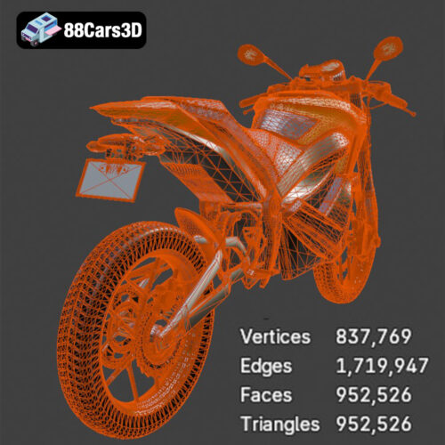 Zero Motorcycles S ZF8.5 3D Model