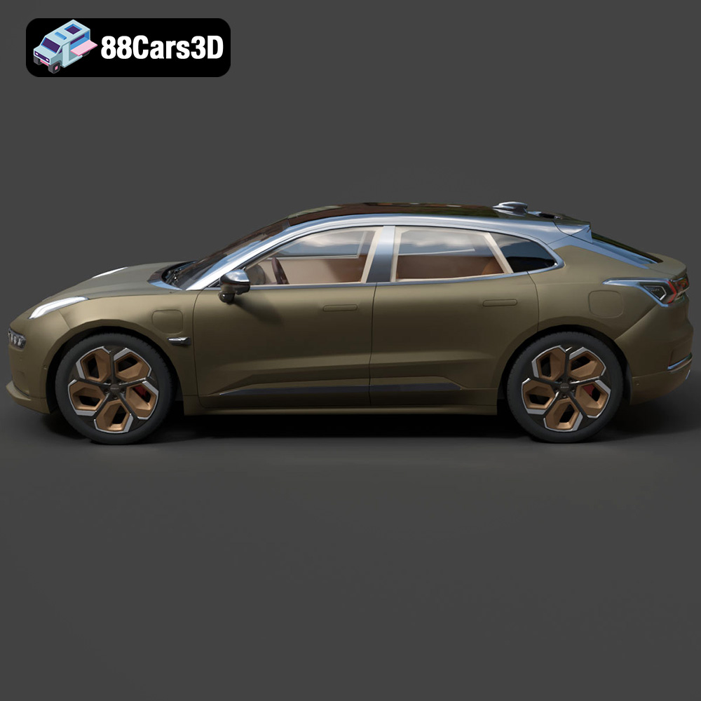 Zeekr 001 3D Model