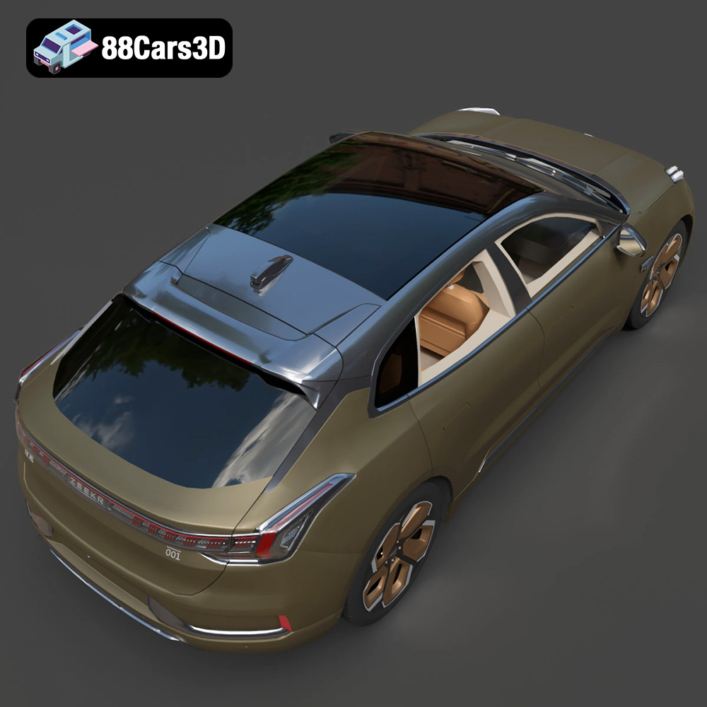 Zeekr 001 3D Model