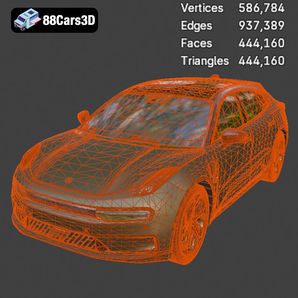 Zeekr 001 3D Model