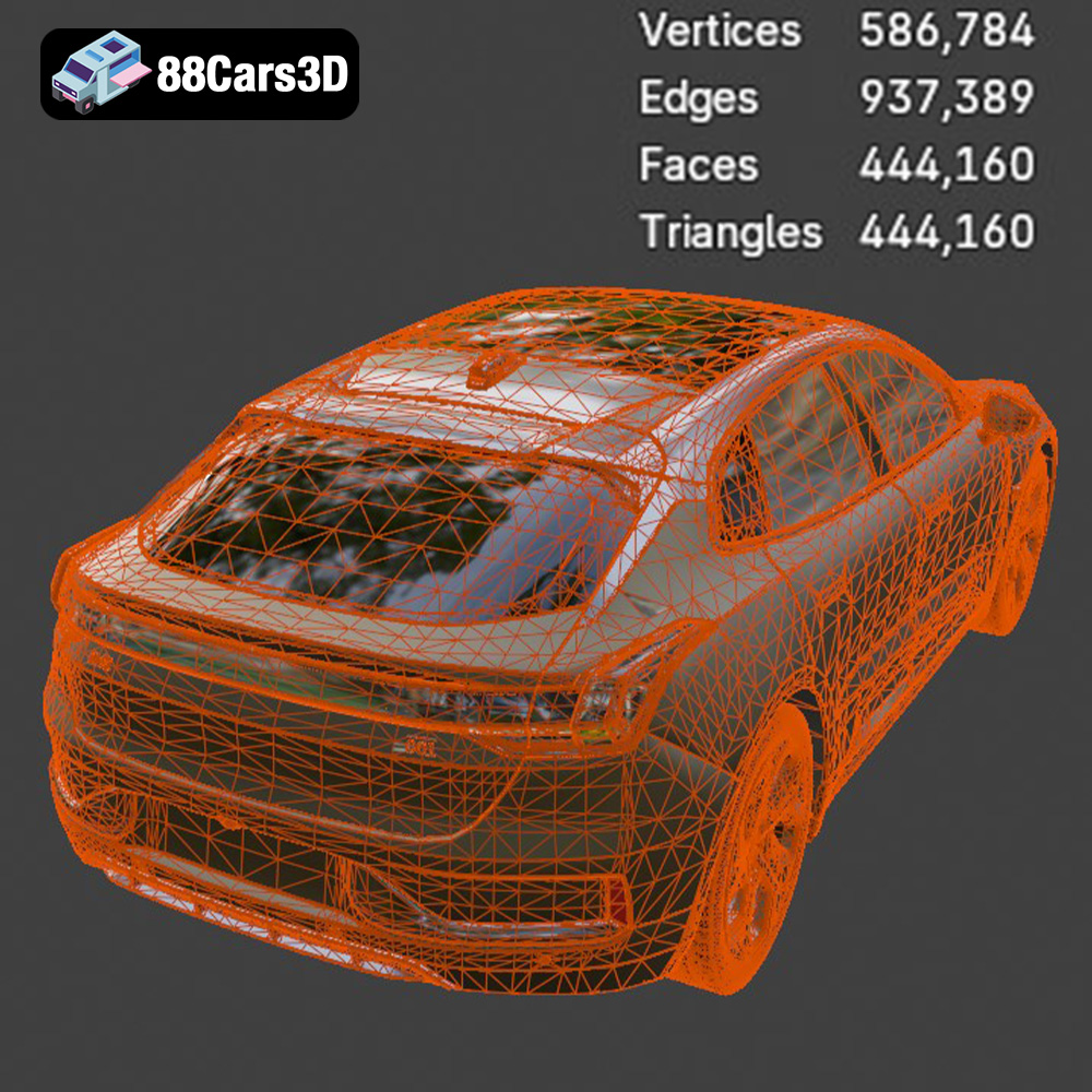 Zeekr 001 3D Model