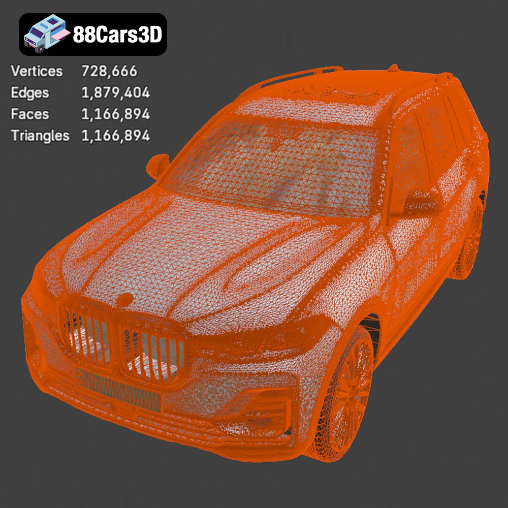 BMW X7 G07 2019 3D Model