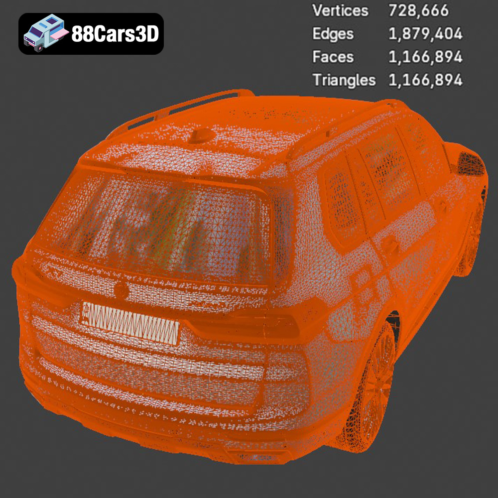BMW X7 G07 2019 3D Model