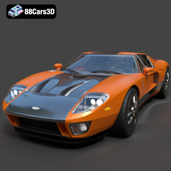 Ford GT 2005 3D Model