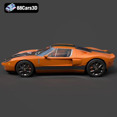 Ford GT 2005 3D Model