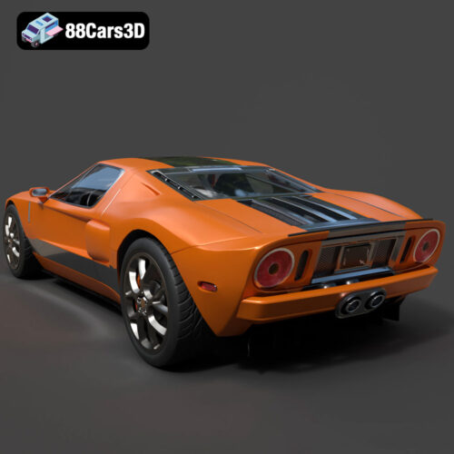 Ford GT 2005 3D Model