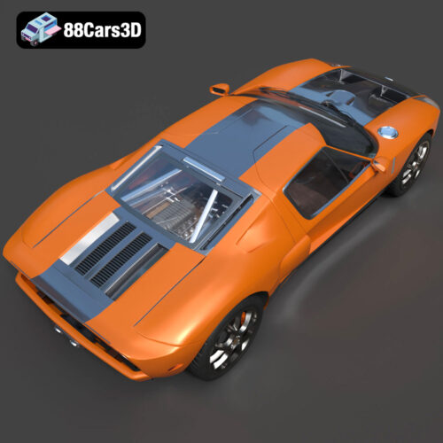 Ford GT 2005 3D Model