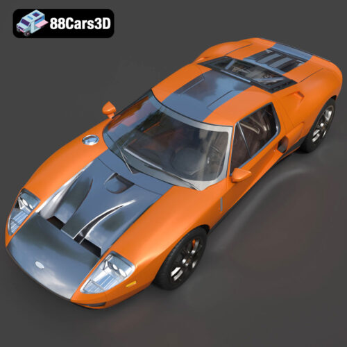 Ford GT 2005 3D Model
