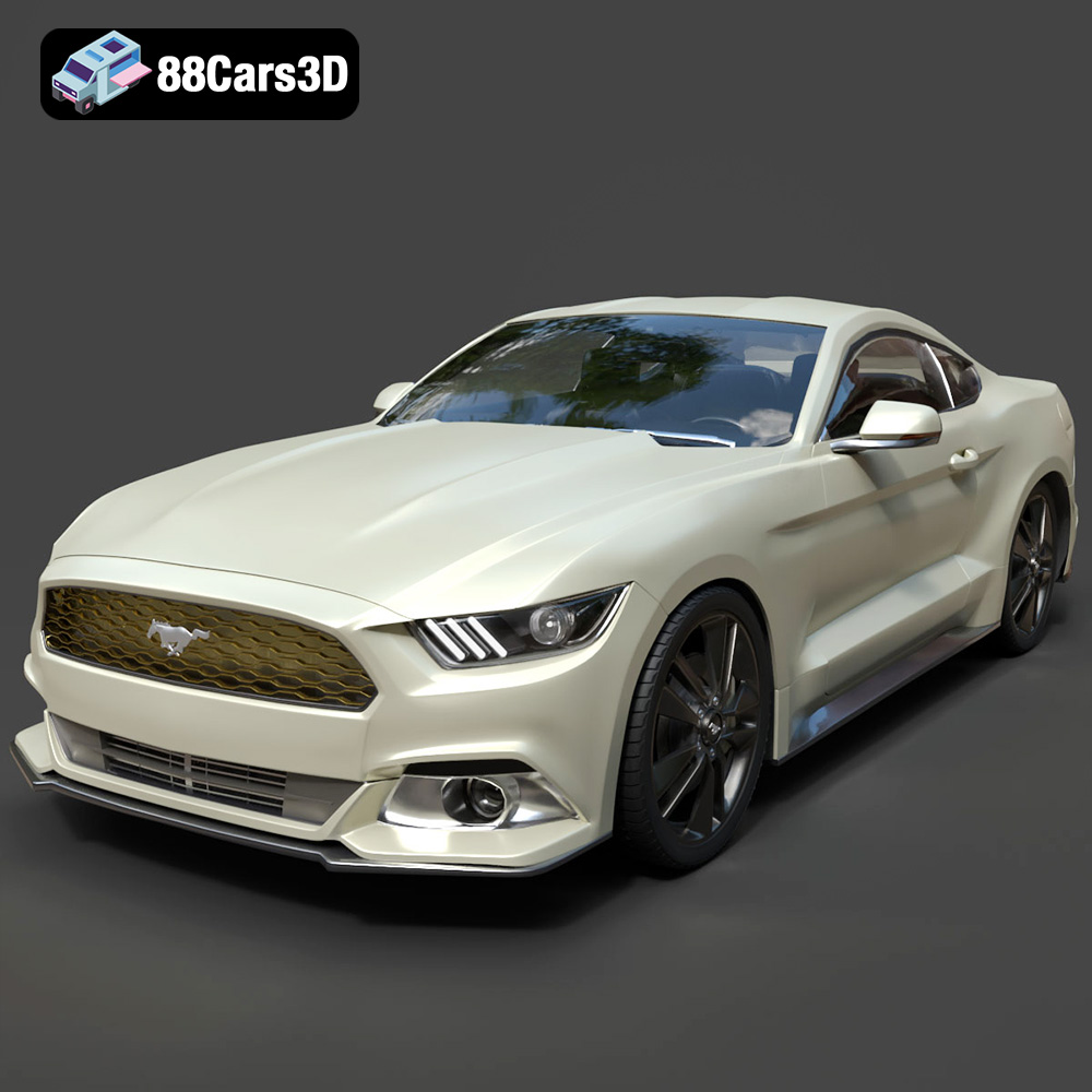Ford Mustang GT 3D Model
