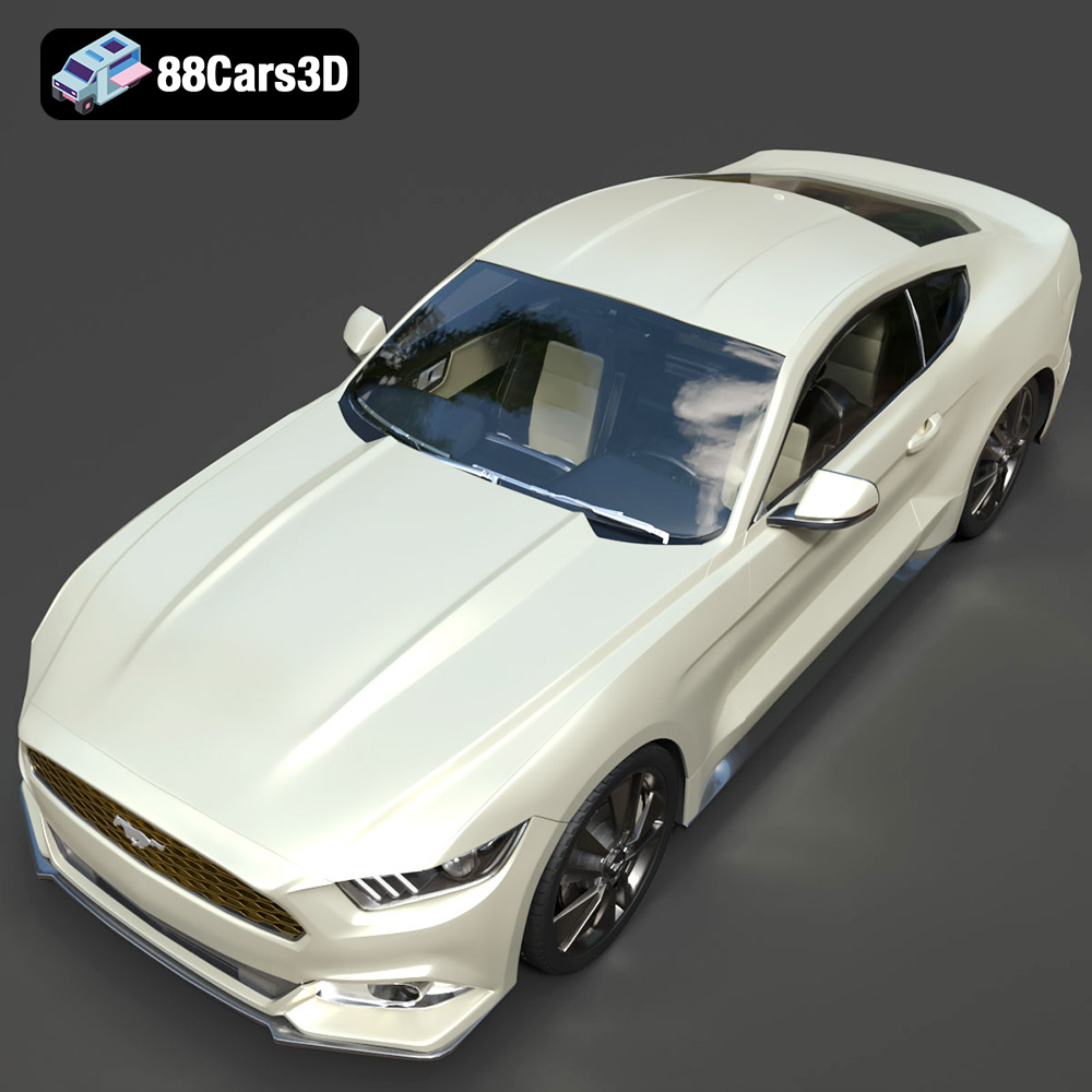 Ford Mustang GT 3D Model