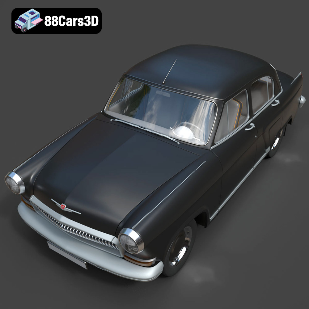 GAZ 21-001 3D Model