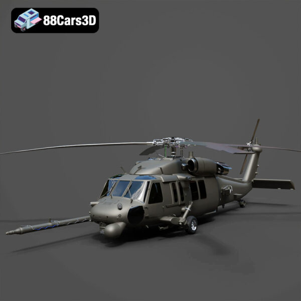 Helicopter UH-40 3D Model