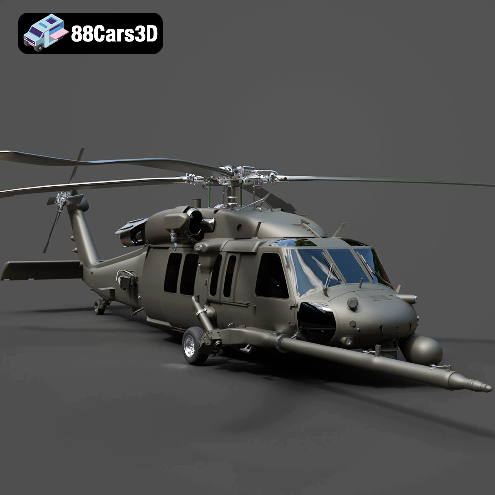Helicopter UH-40 3D Model