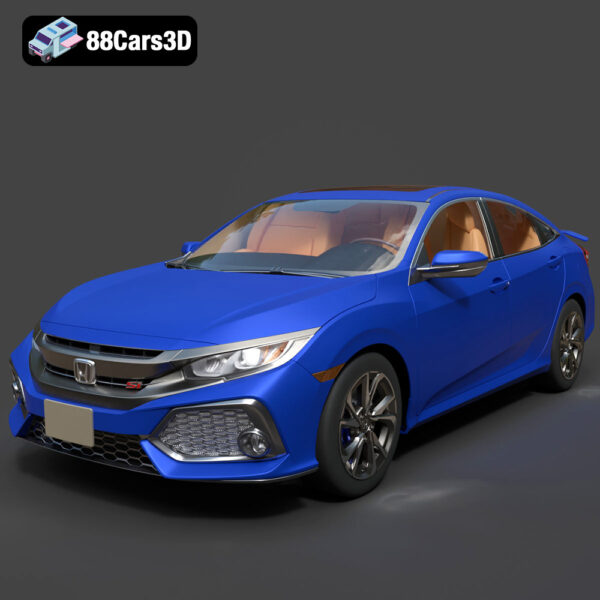 Honda Civic Si Sedan 2017 3D Model