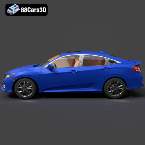 Honda Civic Si Sedan 2017 3D Model